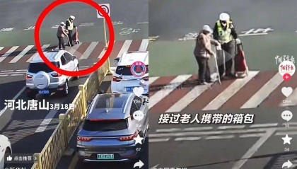1分33秒！河北唐山街頭這一幕，火到國外……