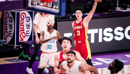 亞洲杯-胡明軒5記三分胡金秋兩雙 中國擒印度兩連勝