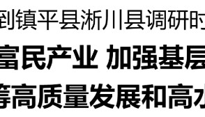 省委書記劉寧到鎮(zhèn)平縣、淅川縣調(diào)研