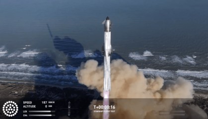 SpaceX星艦第七次試飛入軌失敗，但再次完成“筷子夾火箭”回收