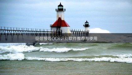 征信報(bào)告OCR識(shí)別軟件推薦與使用
