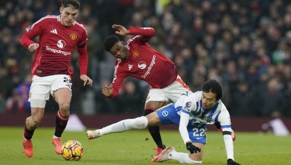 英超-三笘薰傳射奧納納巨大失誤 曼聯(lián)1-3布萊頓近6輪僅1勝