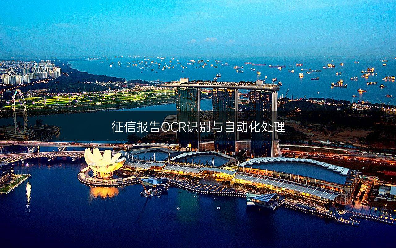 征信報(bào)告OCR識(shí)別與自動(dòng)化處理