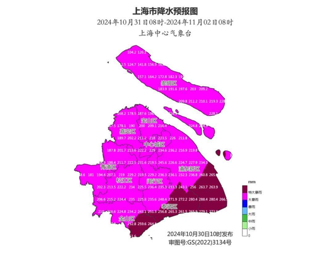 上海明后天將有大暴雨，或為1981年以來11月最大降雨
