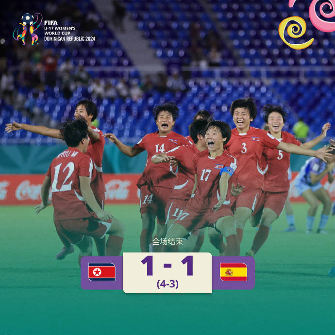 統(tǒng)治力！朝鮮女足連奪世界杯冠軍 2024年已拿下4冠