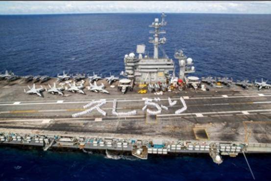 美航母高調(diào)抵日，福建艦進入指定位置，全新艦載戰(zhàn)斗機就位