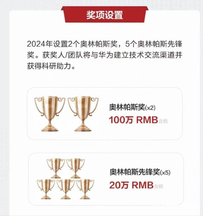 獎勵100萬元！華為發(fā)布兩大難題，啟動全球征集