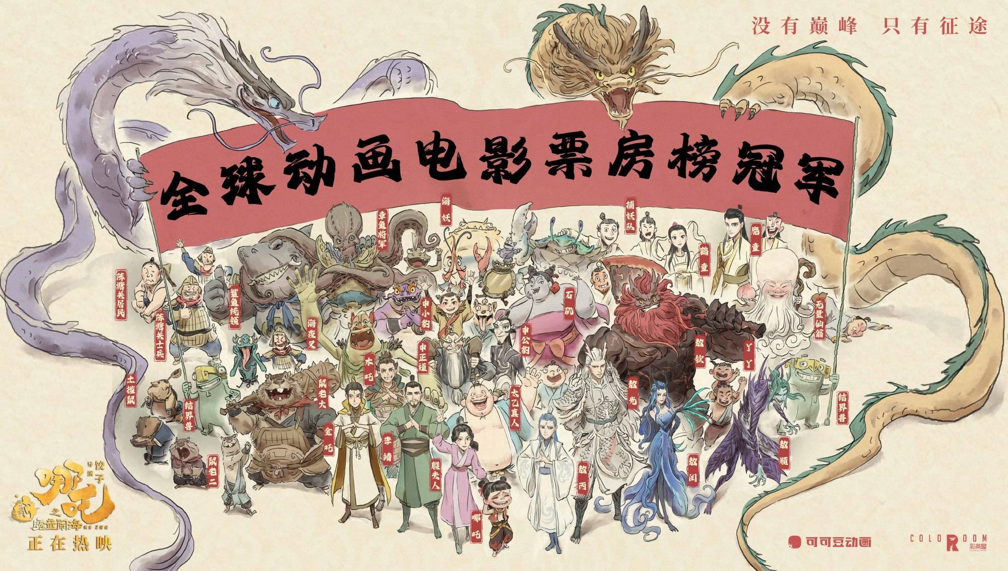 再創(chuàng)佳績(jī)！電影《哪吒之魔童鬧?！房偲狈客黄?25億元