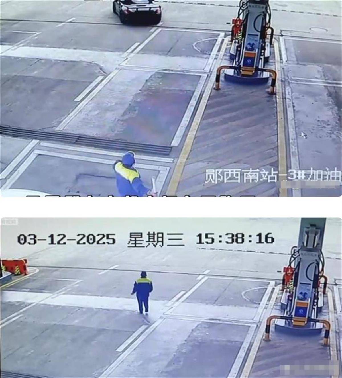 無牌保時(shí)捷司機(jī)加油逃單：錢是逃不了的，人也是逃不掉的