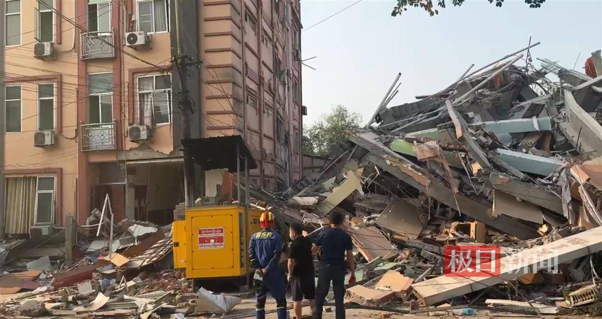 三名中國人在曼德勒所住賓館垮塌：一人從6樓掉下失聯(lián)，另一人在廢墟中被安全挖出