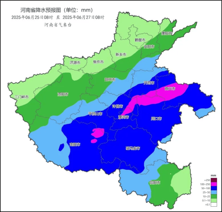 快訊！鄭州將迎中到大雨，局部暴雨
