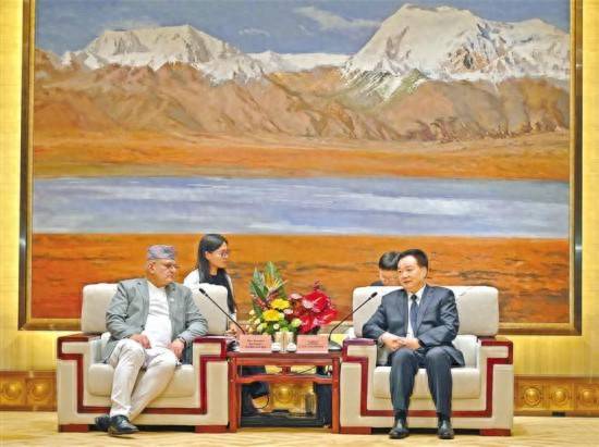 王君正會(huì)見尼泊爾甘達(dá)基省首席部長潘迪