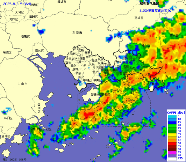 注意！深圳遭遇“暴雨列車”