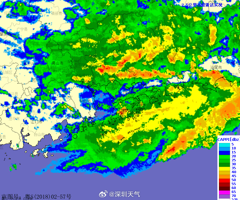 注意！深圳遭遇“暴雨列車”