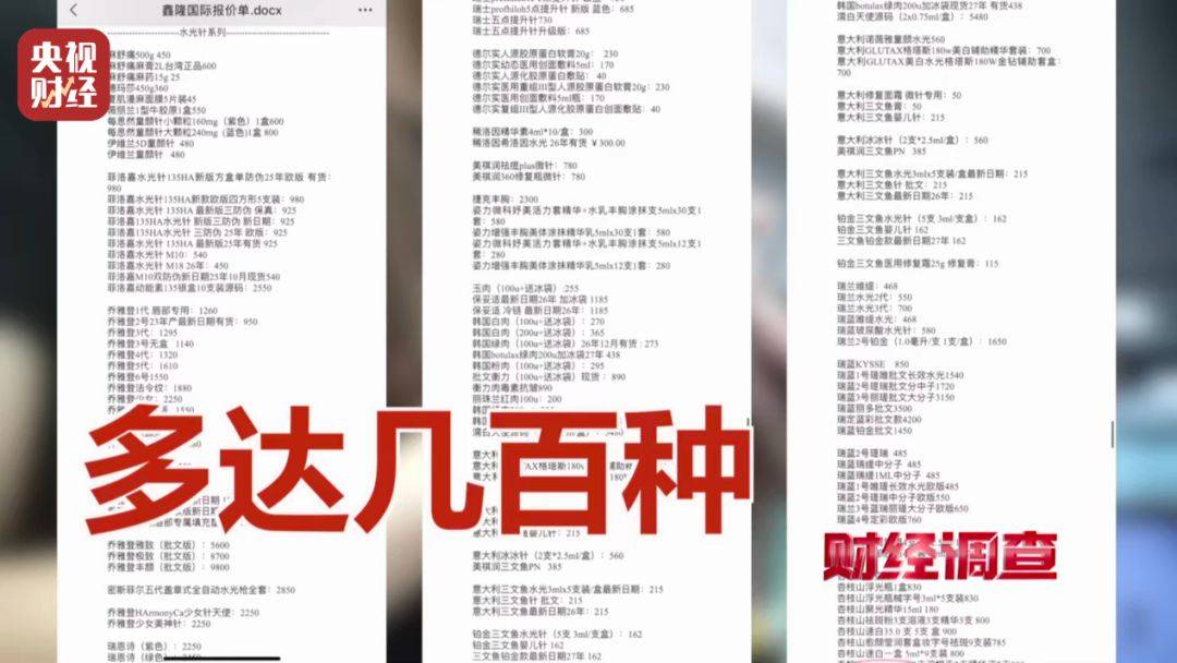 無(wú)門(mén)臉兒、無(wú)資質(zhì)、無(wú)底線 違規(guī)水光針在市場(chǎng)上大行其道