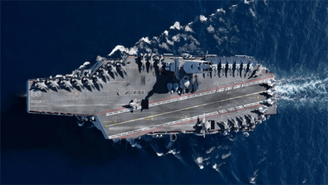 央視官宣：福建艦正待入列！話里話外，還不忘點名日本出云號